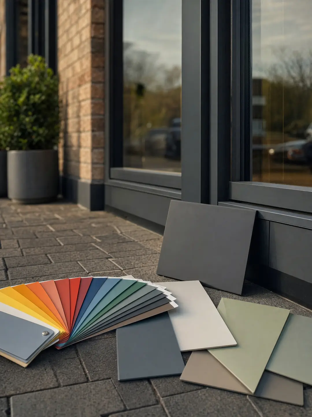 RAL colour and finish options for commercial