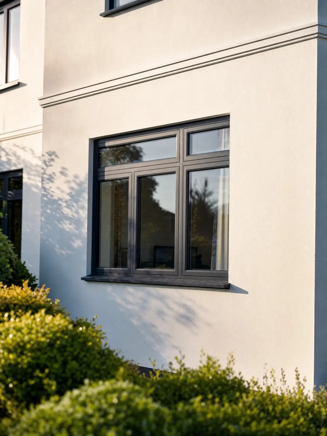 The finished exterior finish spray finish