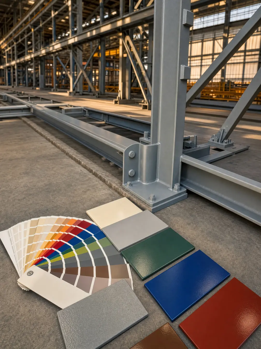RAL colour and finish options for industrial