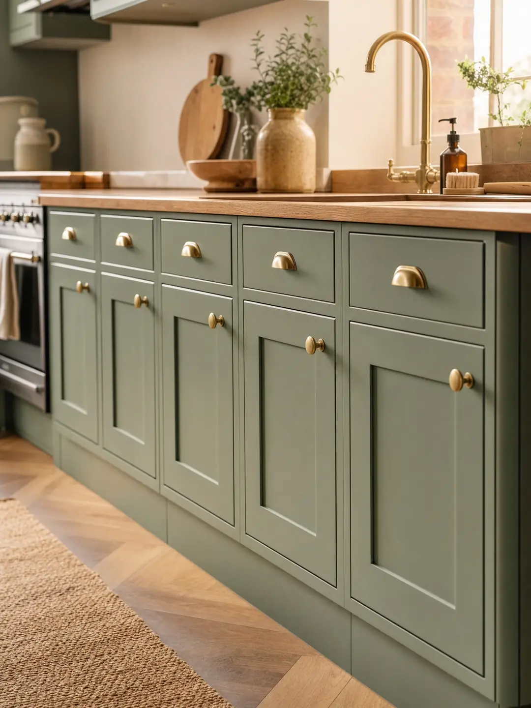 The finished kitchen resprays spray finish
